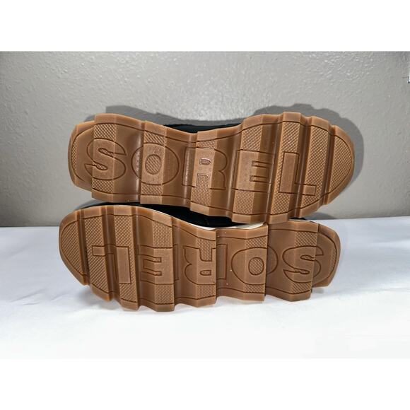 NEW Sorel Kinetic Conquest 9.5 Black Waterproof Hiking Boots Women’s Gum NWT - Picture 10 of 12